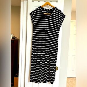 WHBM V neck tee shirt dress.